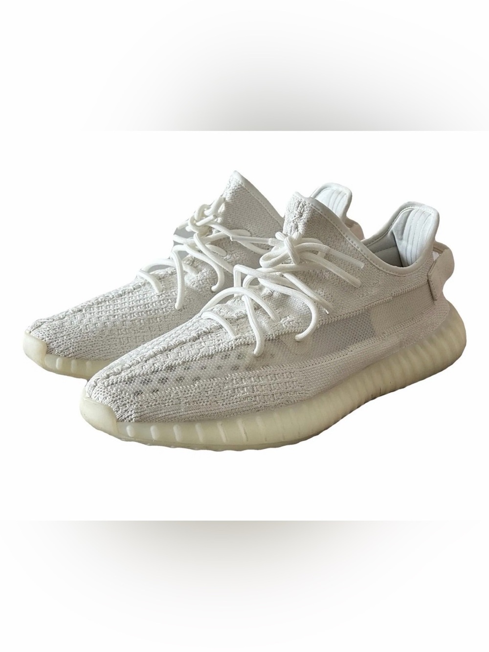 NWT - adidas Women’s Cream White Knit Low-Top Sneakers